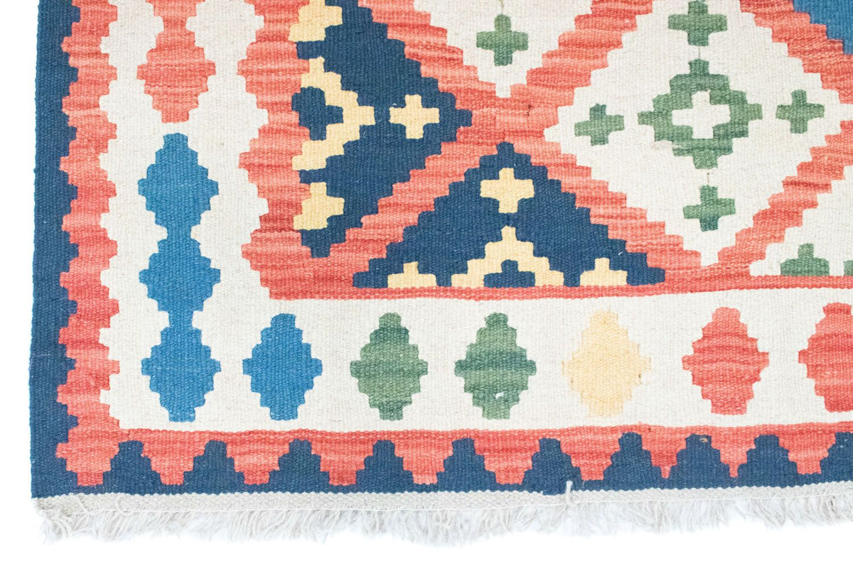 Dywan Kelim - Orientalny - 152 x 102 cm - pomarańczowy