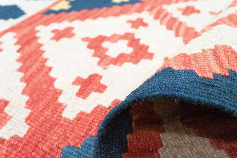 Dywan Kelim - Orientalny - 152 x 102 cm - pomarańczowy