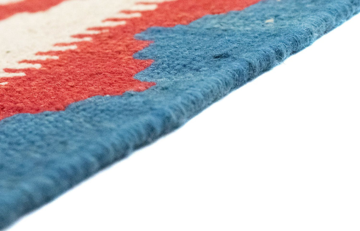 Dywan Kelim - Orientalny - 147 x 101 cm - pomarańczowy