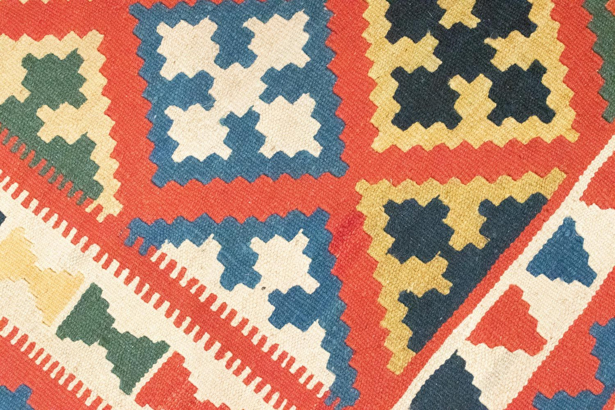 Dywan Kelim - Orientalny - 148 x 106 cm - pomarańczowy