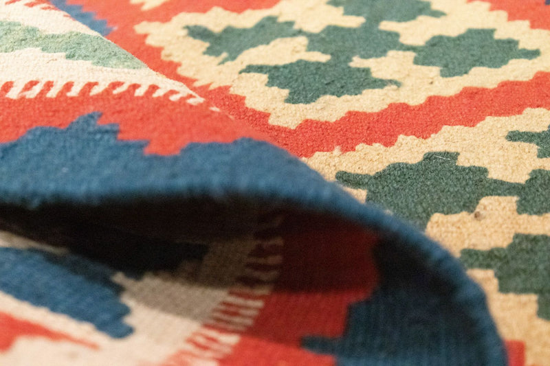 Dywan Kelim - Orientalny - 148 x 106 cm - pomarańczowy