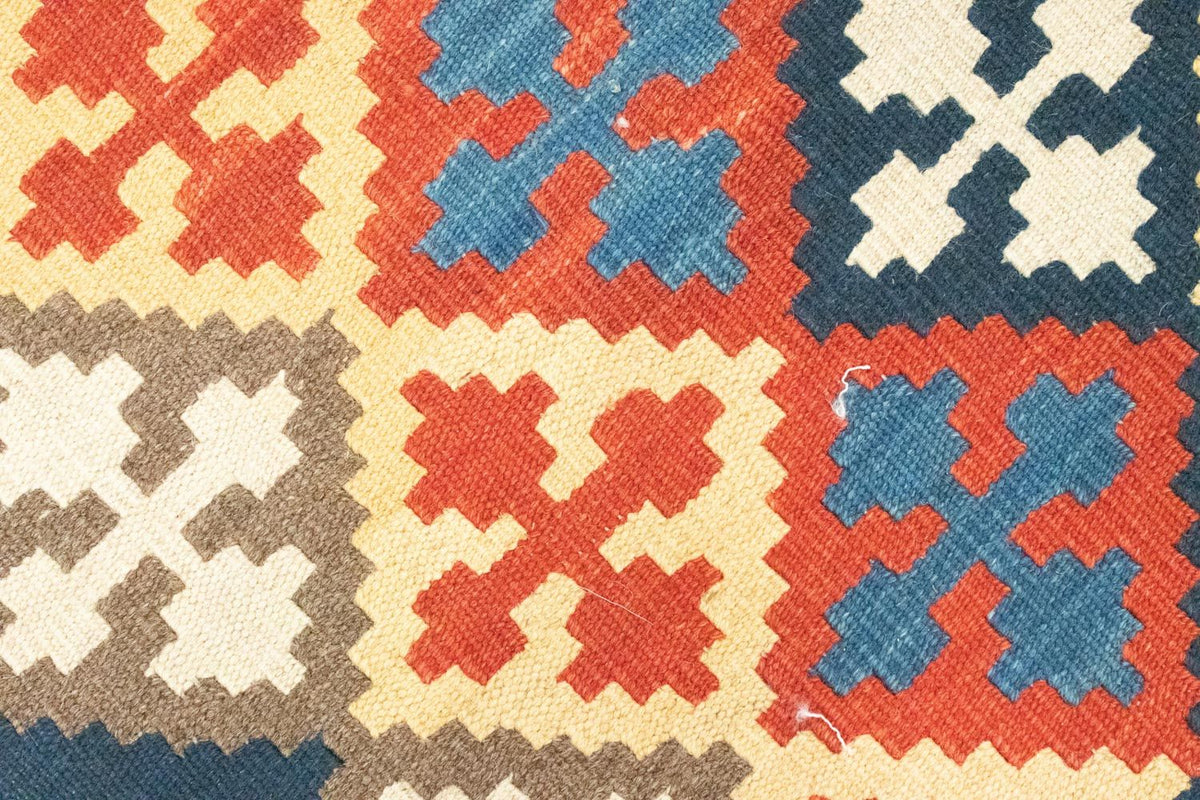 Dywan Kelim - Orientalny - 144 x 110 cm - niebieski