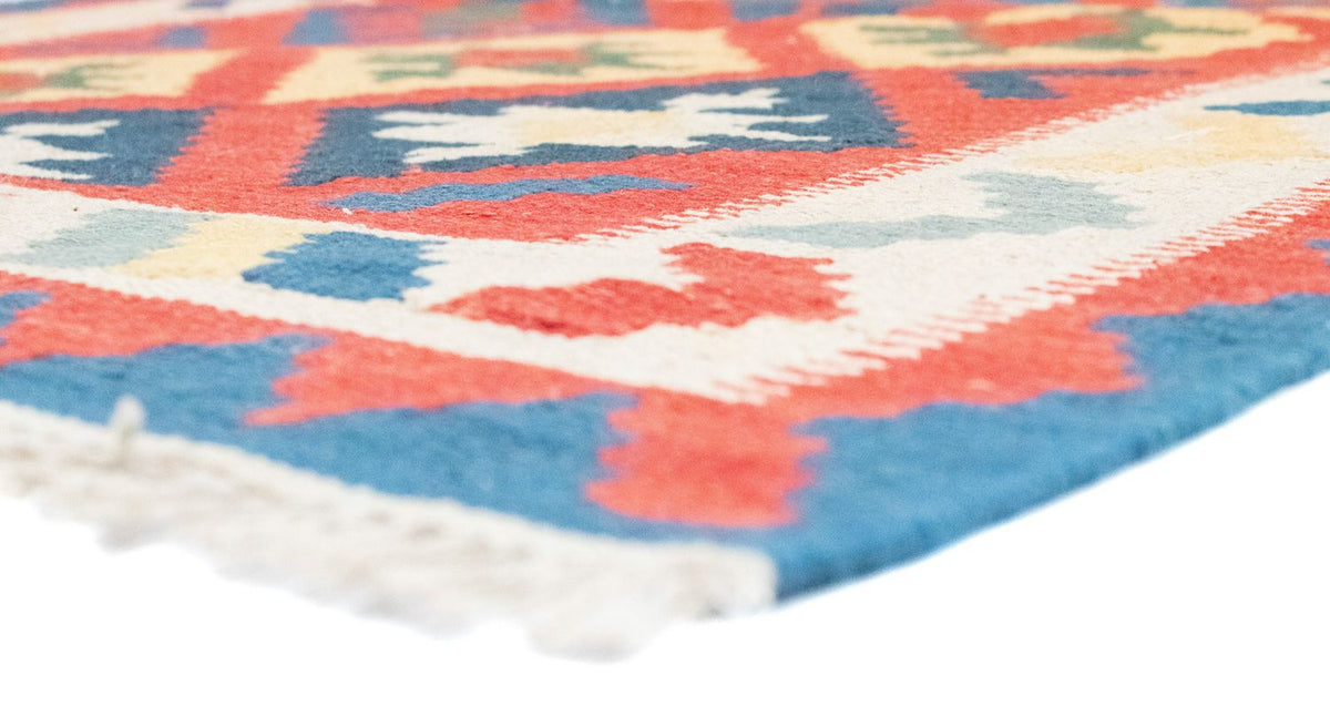 Dywan Kelim - Orientalny - 147 x 100 cm - pomarańczowy