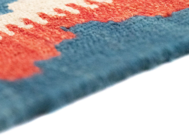 Dywan Kelim - Orientalny - 151 x 102 cm - niebieski