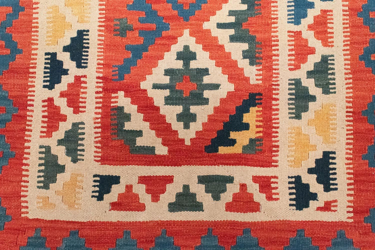 Dywan Kelim - Orientalny - 152 x 103 cm - pomarańczowy