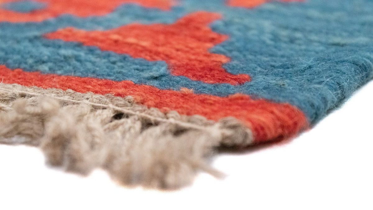 Dywan Kelim - Orientalny - 152 x 103 cm - pomarańczowy