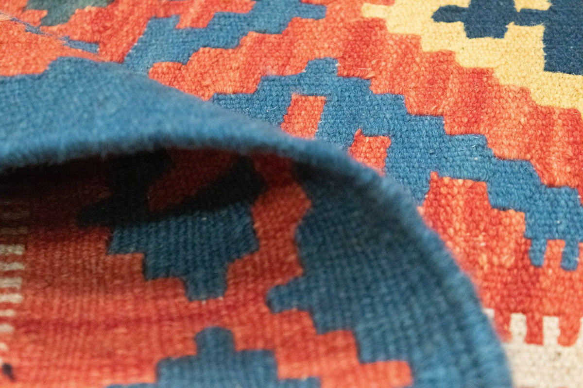 Dywan Kelim - Orientalny - 152 x 103 cm - pomarańczowy