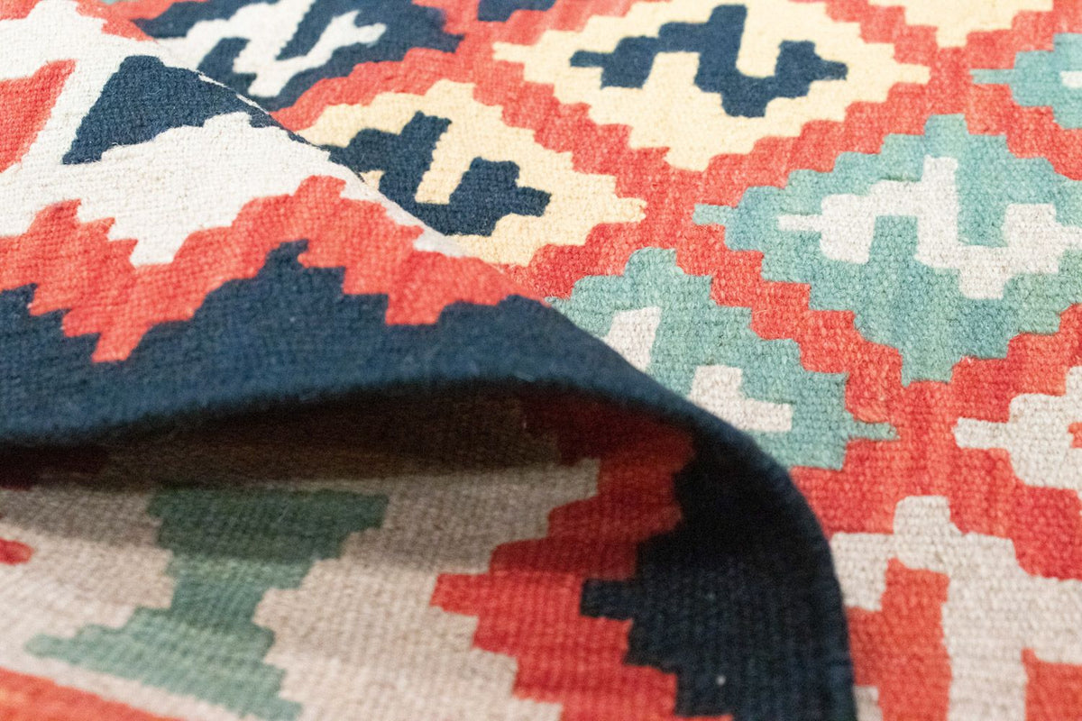 Dywan Kelim - Orientalny - 149 x 104 cm - pomarańczowy