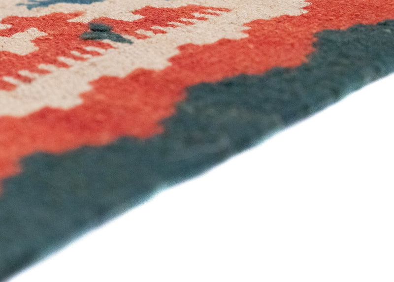 Dywan Kelim - Orientalny - 154 x 103 cm - niebieski