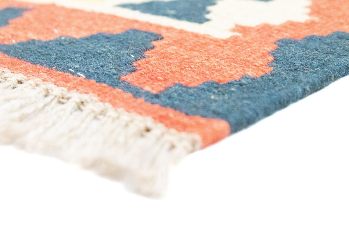 Dywan Kelim - Orientalny - 154 x 101 cm - pomarańczowy