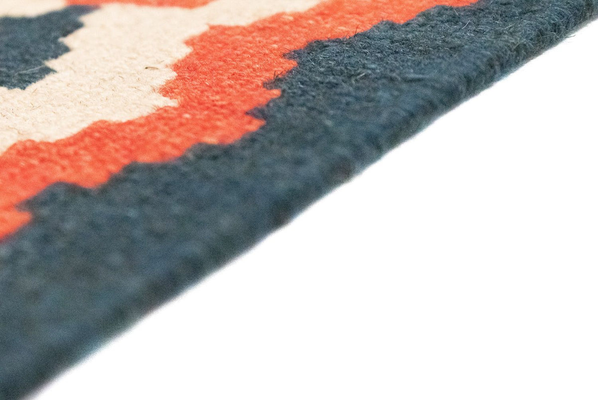 Dywan Kelim - Orientalny - 154 x 101 cm - pomarańczowy