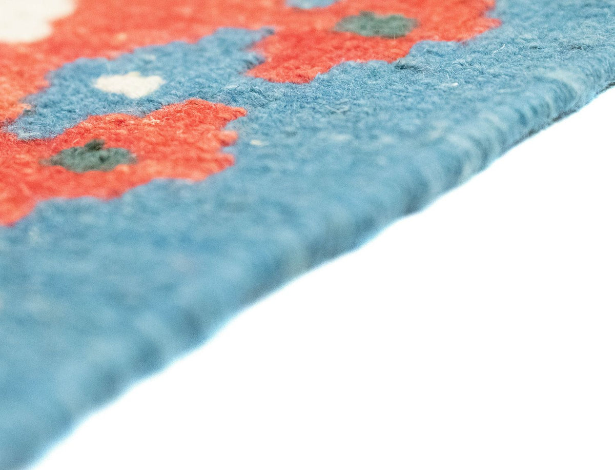 Dywan Kelim - Orientalny - 152 x 100 cm - pomarańczowy