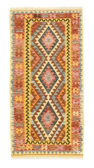Biegacz Dywan Kelim - Orientalny - 200 x 99 cm - wielokolorowy