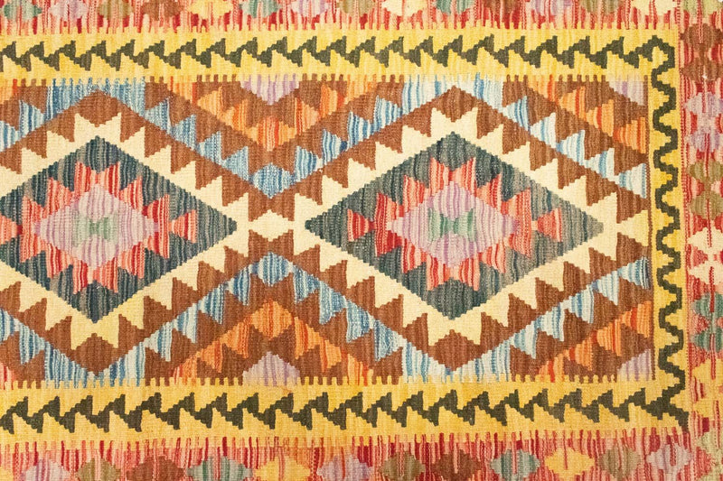 Biegacz Dywan Kelim - Orientalny - 200 x 99 cm - wielokolorowy