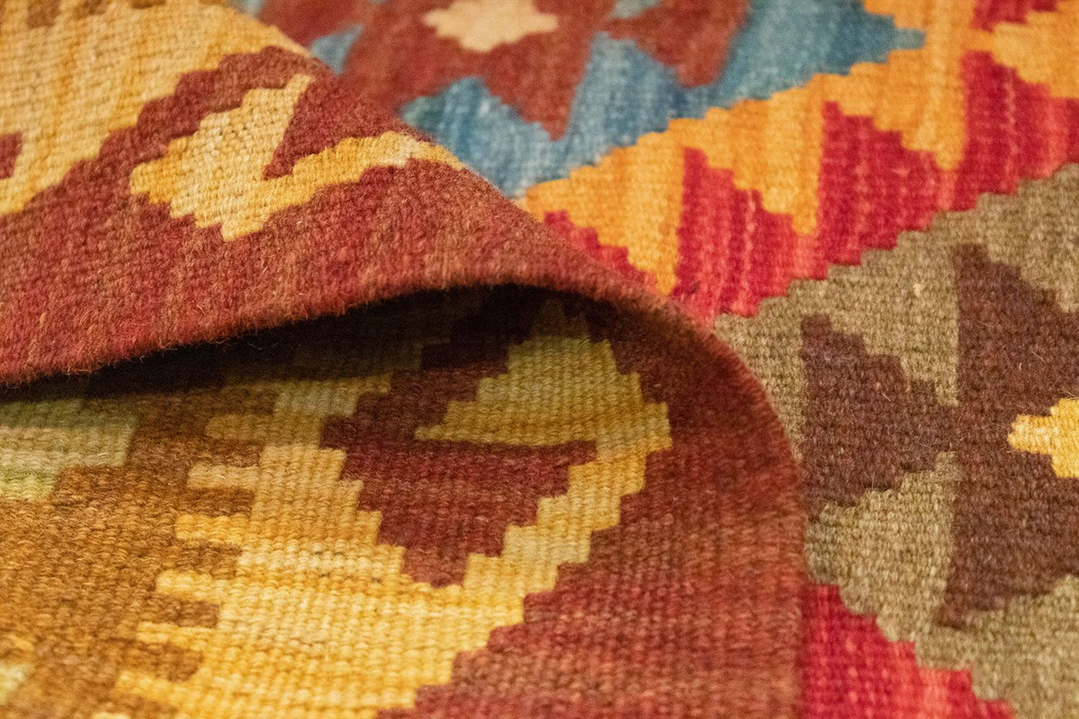 Dywan Kelim - Orientalny - 155 x 99 cm - brązowy