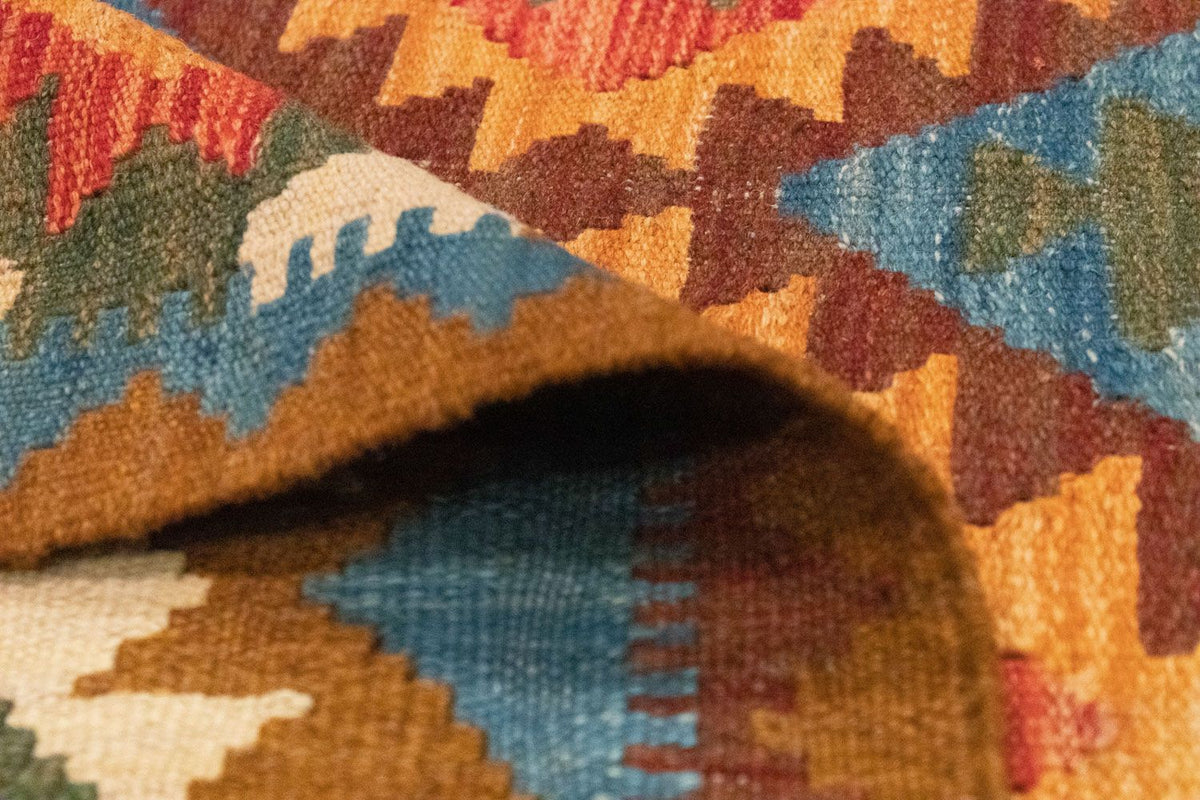 Dywan Kelim - Orientalny - 158 x 100 cm - wielokolorowy