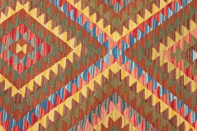 Dywan Kelim - Orientalny - 152 x 106 cm - brązowy