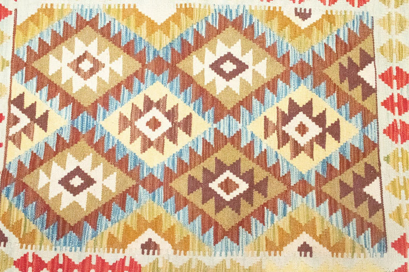 Dywan Kelim - Orientalny - 149 x 103 cm - beżowy