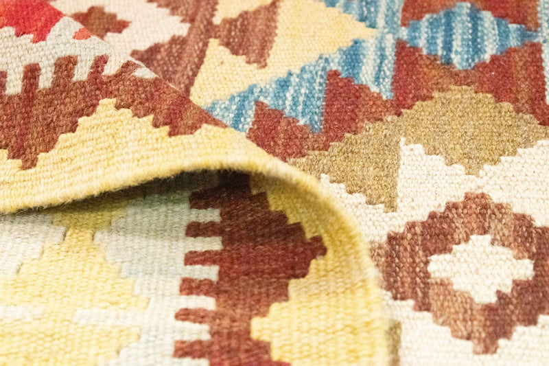 Dywan Kelim - Orientalny - 149 x 103 cm - beżowy