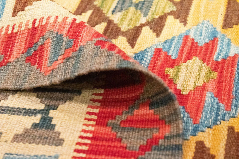 Dywan Kelim - Orientalny - 145 x 104 cm - czerwony