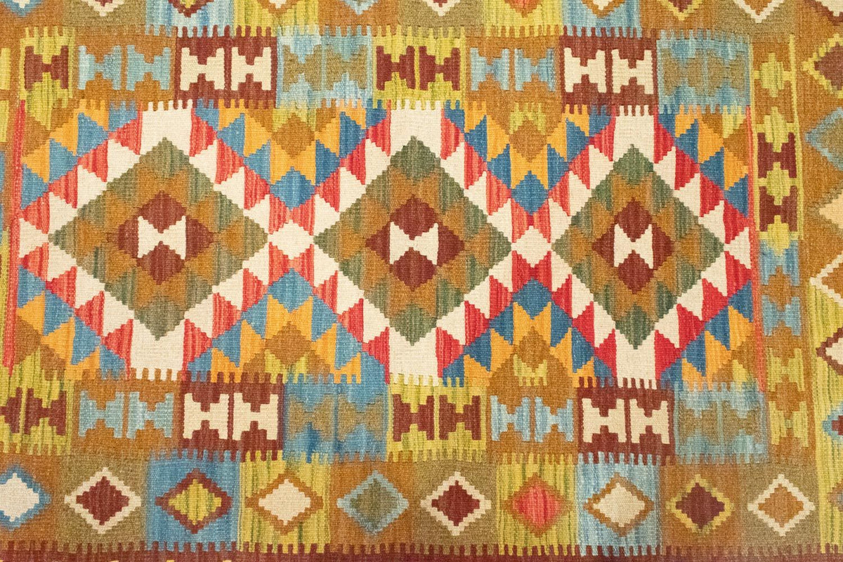 Dywan Kelim - Orientalny - 159 x 101 cm - beżowy