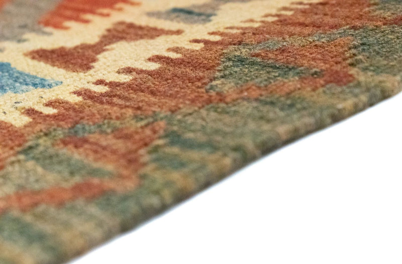 Dywan Kelim - Orientalny - 161 x 107 cm - brązowy