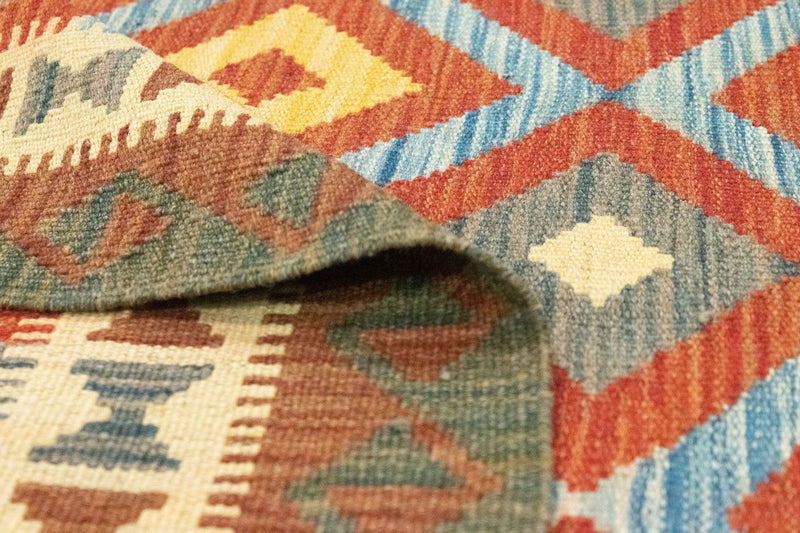 Dywan Kelim - Orientalny - 161 x 107 cm - brązowy