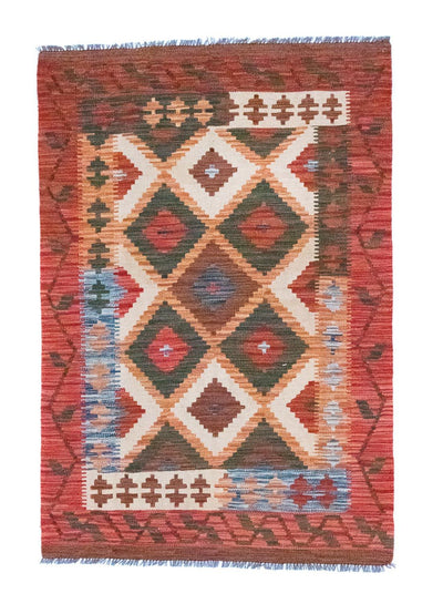 Kilim afgański Dywan 104x152cm