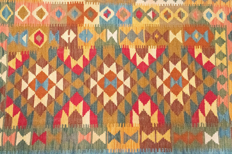 Dywan Kelim - Orientalny - 152 x 102 cm - wielokolorowy