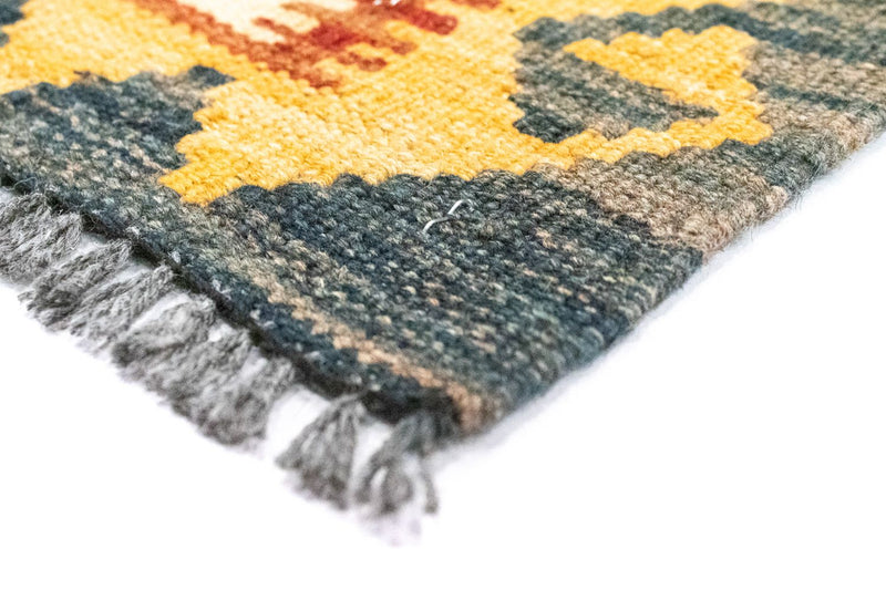 Dywan Kelim - Orientalny - 156 x 105 cm - zielona