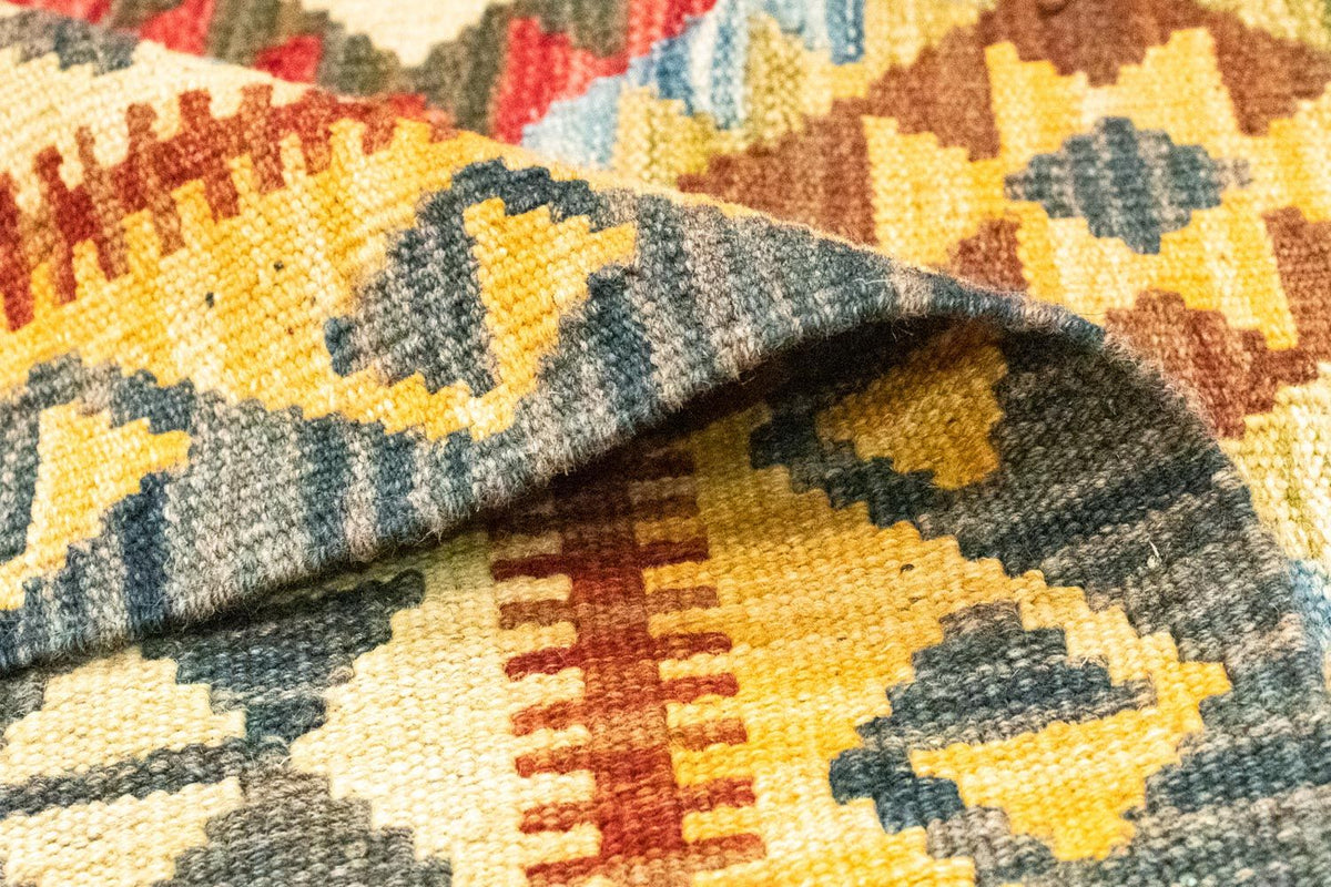 Dywan Kelim - Orientalny - 156 x 105 cm - zielona