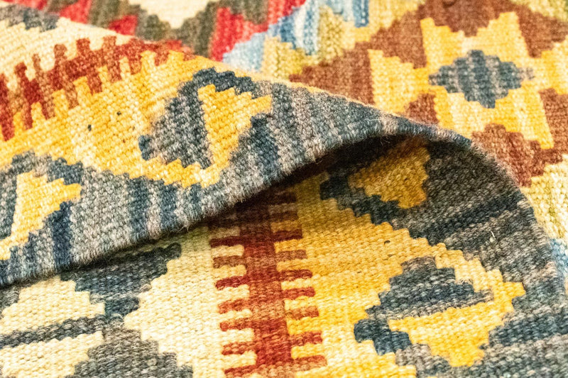 Dywan Kelim - Orientalny - 156 x 105 cm - zielona