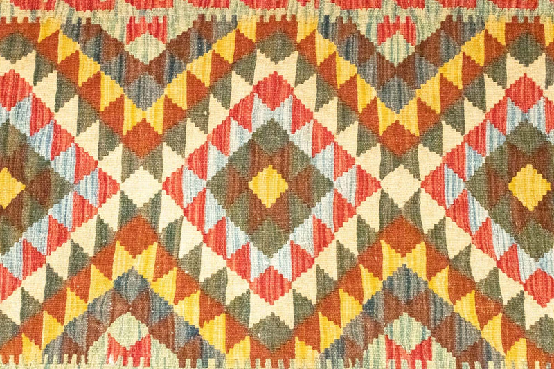 Dywan Kelim - Orientalny - 168 x 103 cm - żółty