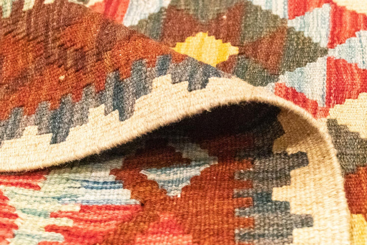 Dywan Kelim - Orientalny - 168 x 103 cm - żółty