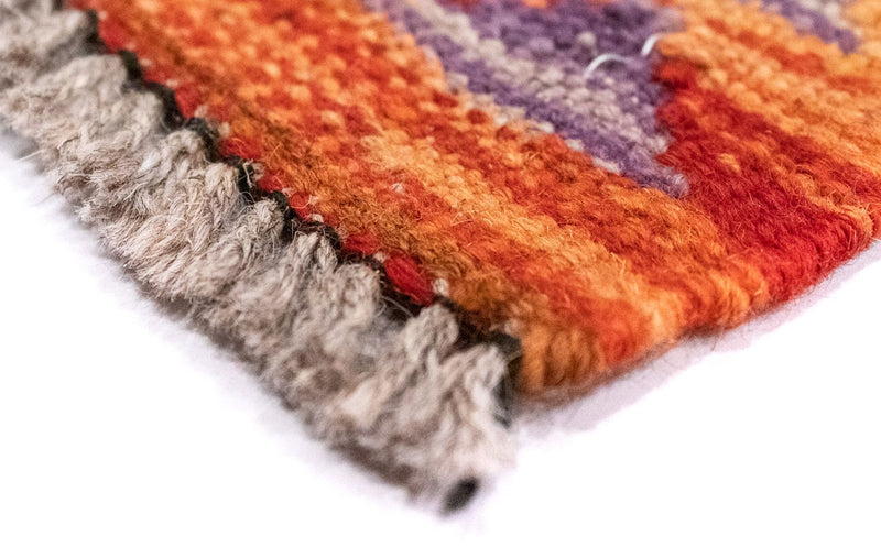 Dywan Kelim - Orientalny - 147 x 97 cm - pomarańczowy