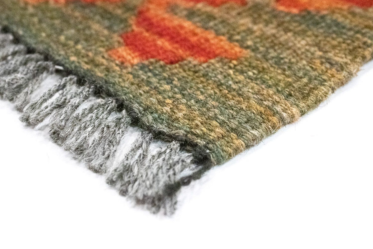 Dywan Kelim - Orientalny - 154 x 105 cm - pomarańczowy