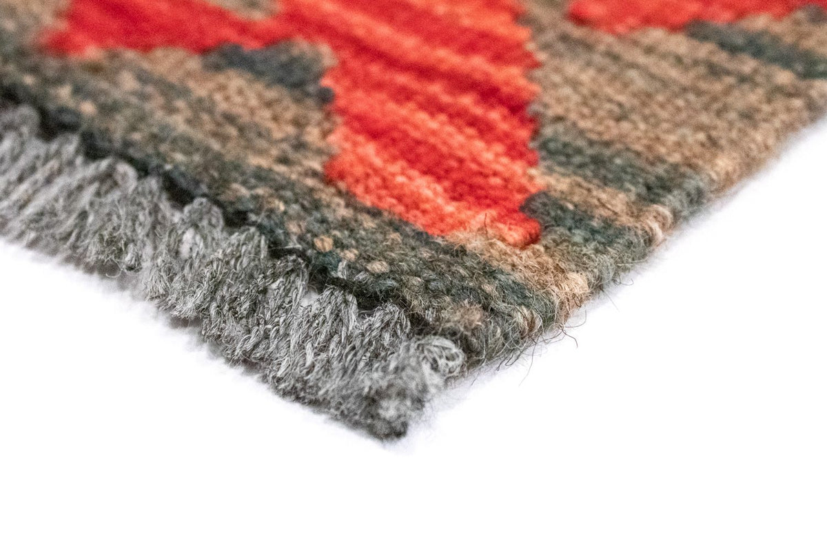 Dywan Kelim - Orientalny - 145 x 103 cm - pomarańczowy