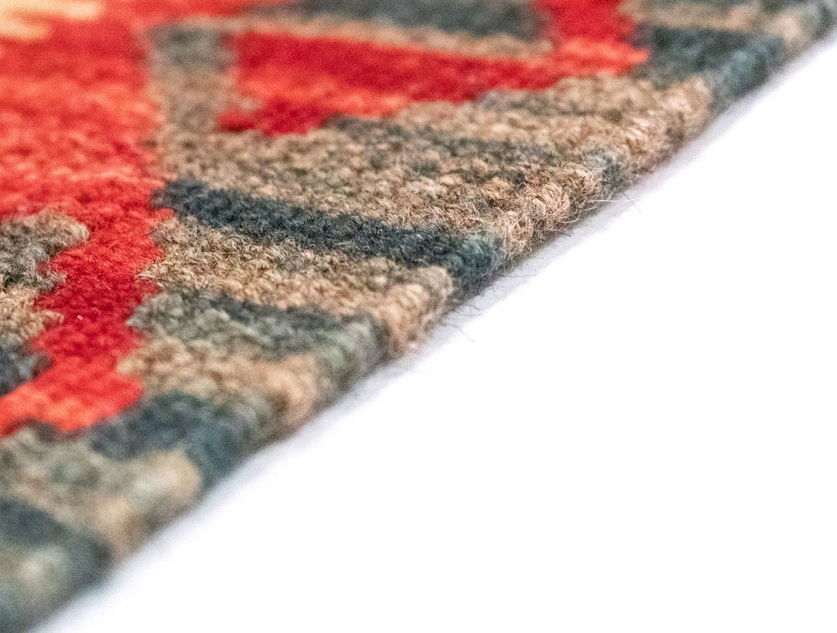 Dywan Kelim - Orientalny - 145 x 103 cm - pomarańczowy