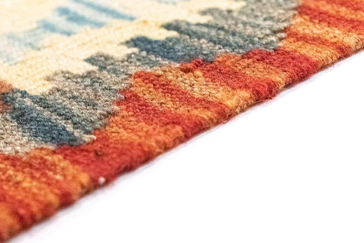 Biegacz Dywan Kelim - Orientalny - 209 x 95 cm - beżowy