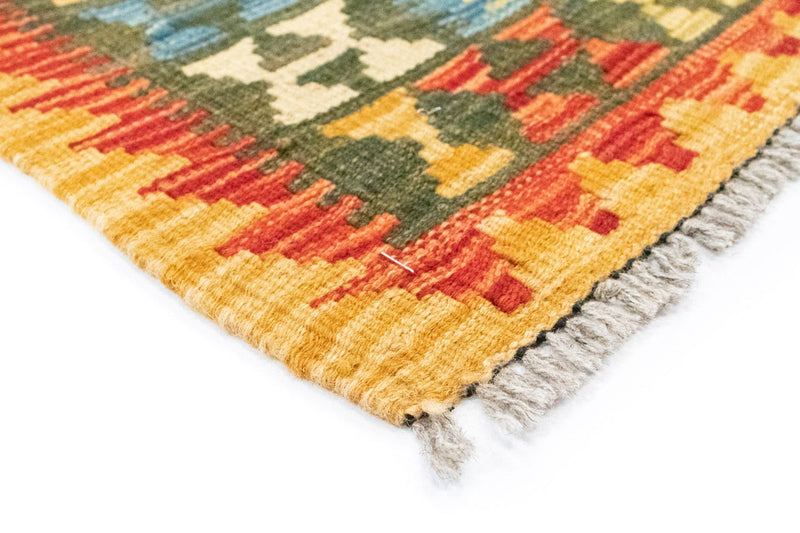 Dywan Kelim - Orientalny - 130 x 83 cm - pomarańczowy