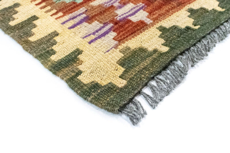 Dywan Kelim - Orientalny - 121 x 73 cm - pomarańczowy