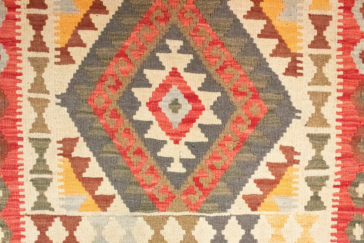 Dywan Kelim - Orientalny - 120 x 77 cm - pomarańczowy