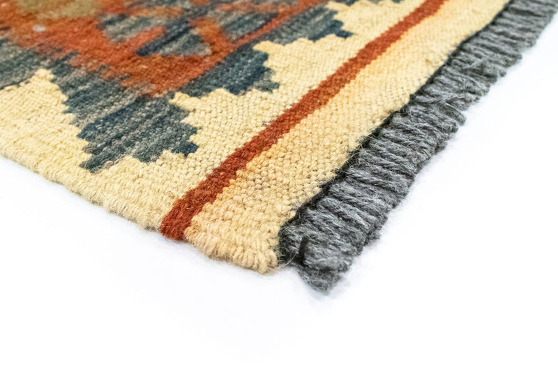 Dywan Kelim - Orientalny - 127 x 83 cm - brązowy