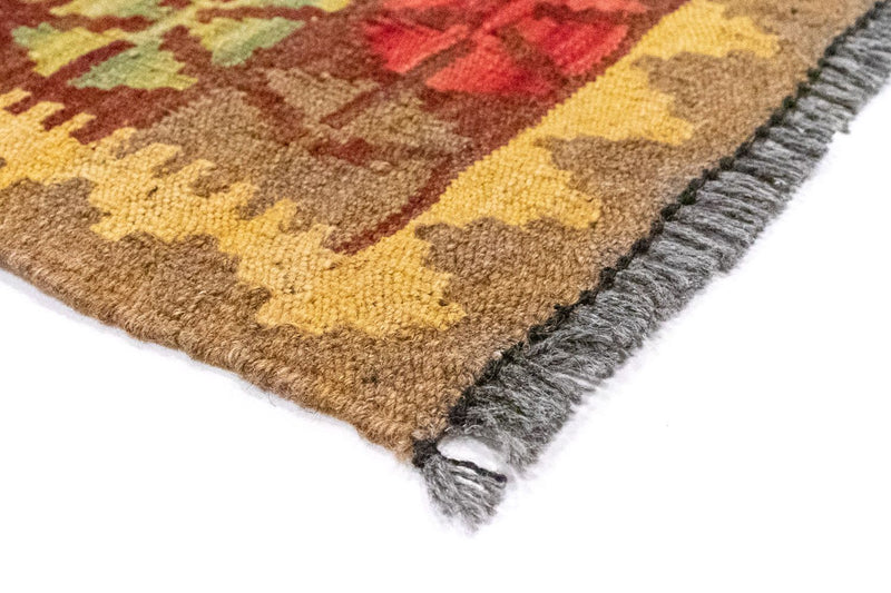 Dywan Kelim - Orientalny - 120 x 82 cm - pomarańczowy