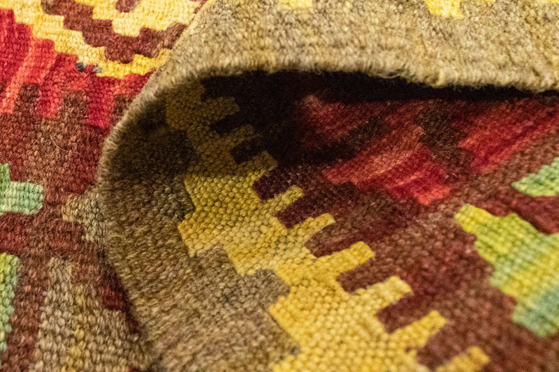 Dywan Kelim - Orientalny - 120 x 82 cm - pomarańczowy