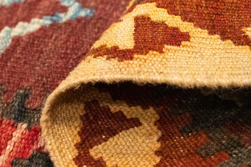 Dywan Kelim - Orientalny - 131 x 88 cm - brązowy