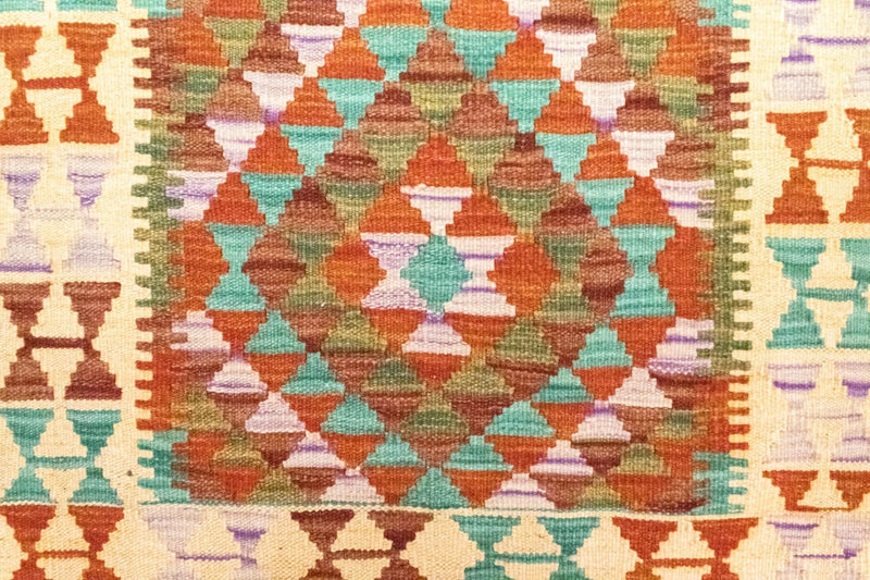 Dywan Kelim - Orientalny - 114 x 77 cm - wielokolorowy