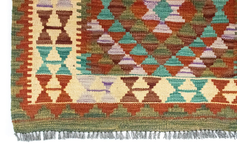 Dywan Kelim - Orientalny - 114 x 77 cm - wielokolorowy