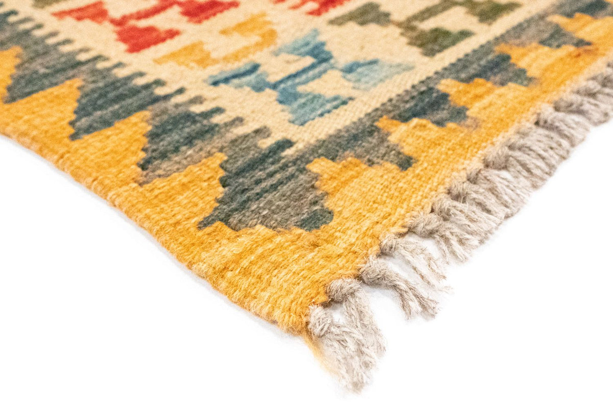 Dywan Kelim - Orientalny - 131 x 82 cm - żółty