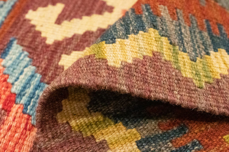 Dywan Kelim - Orientalny - 119 x 82 cm - brązowy